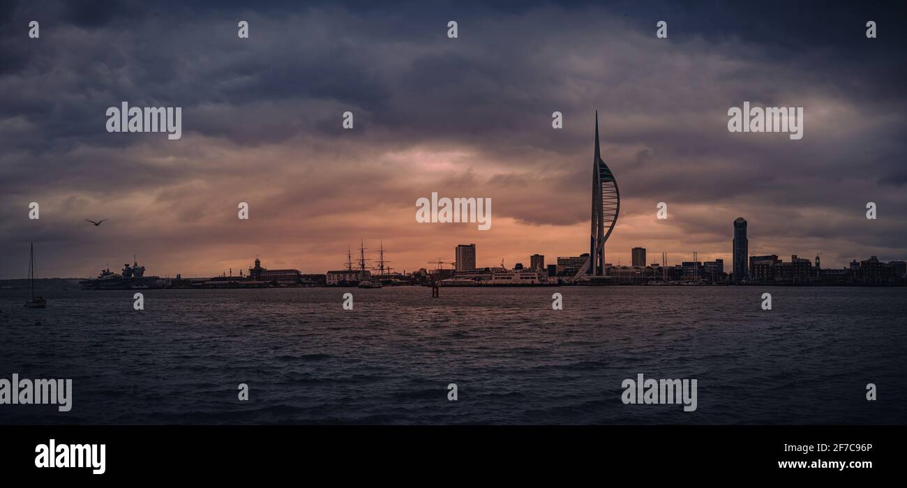 Spinnaker Tower - Foto von Andy Hornby Photography (https://www.ahPhotographyWorkshops.uk) Stockfoto