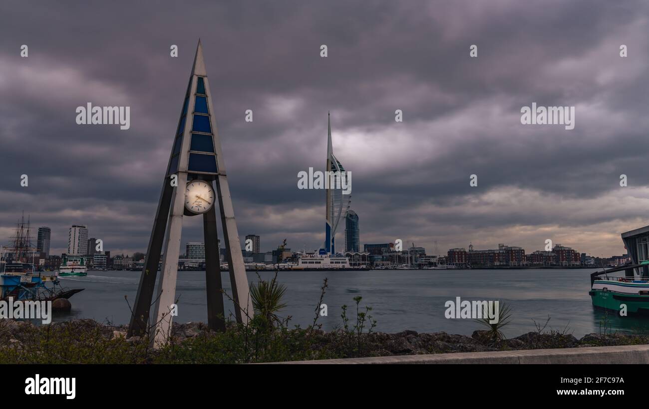 Spinnaker Tower - Foto von Andy Hornby Photography (https://www.ahPhotographyWorkshops.uk) Stockfoto