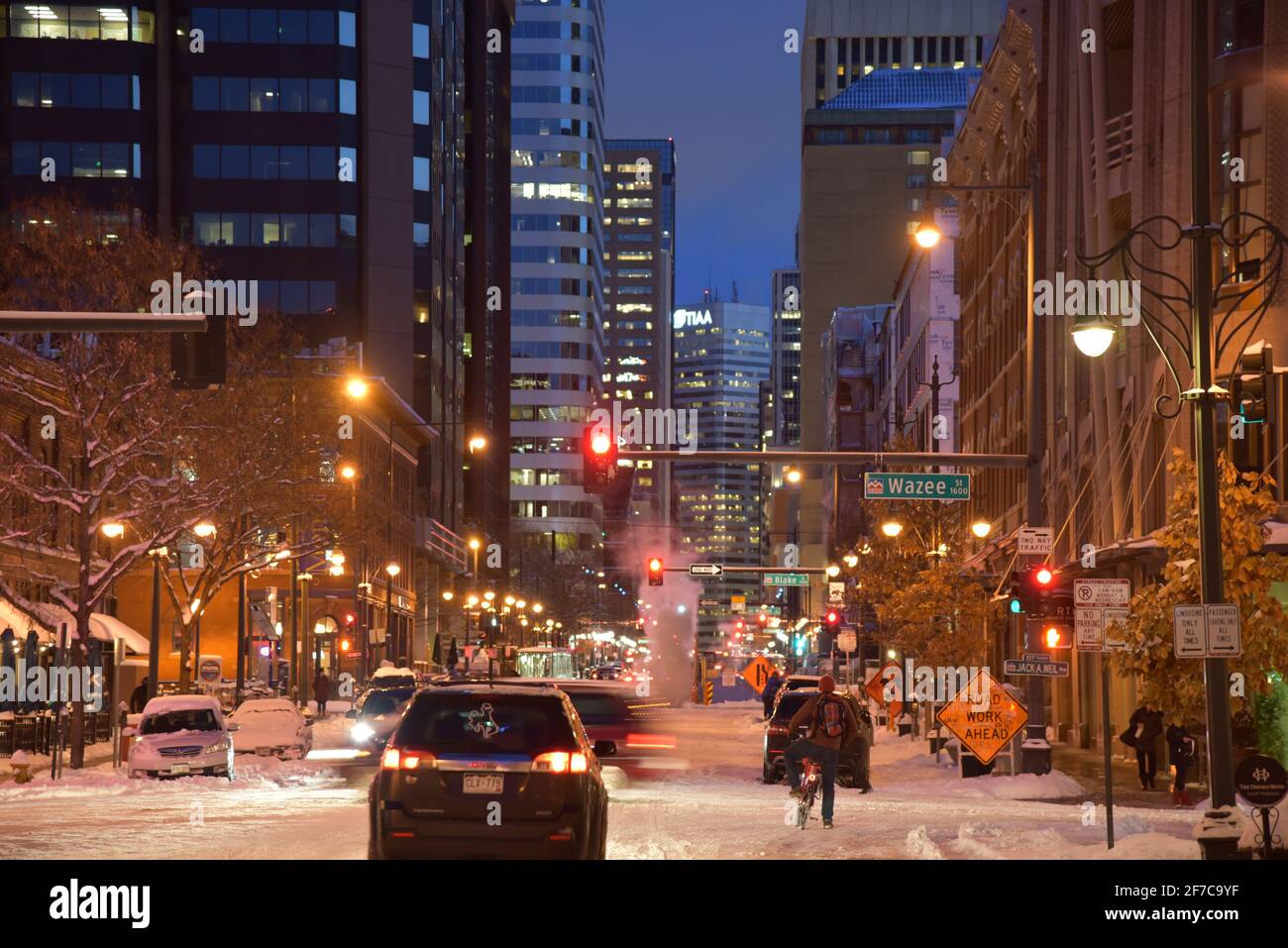 Die Innenstadt von Denver, Colorado Stockfoto