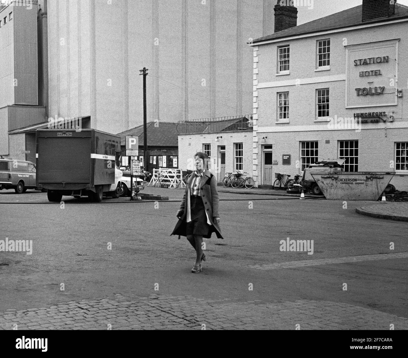 Station Hotel Tolly, Cambridge, England, 1977 Stockfoto