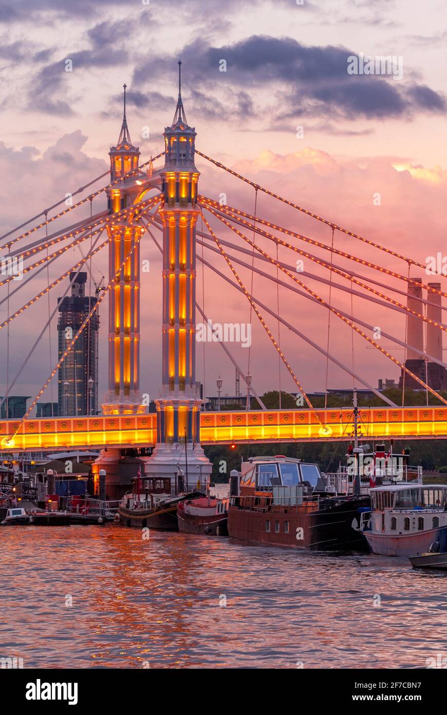 Albert Bridge, London Stockfoto