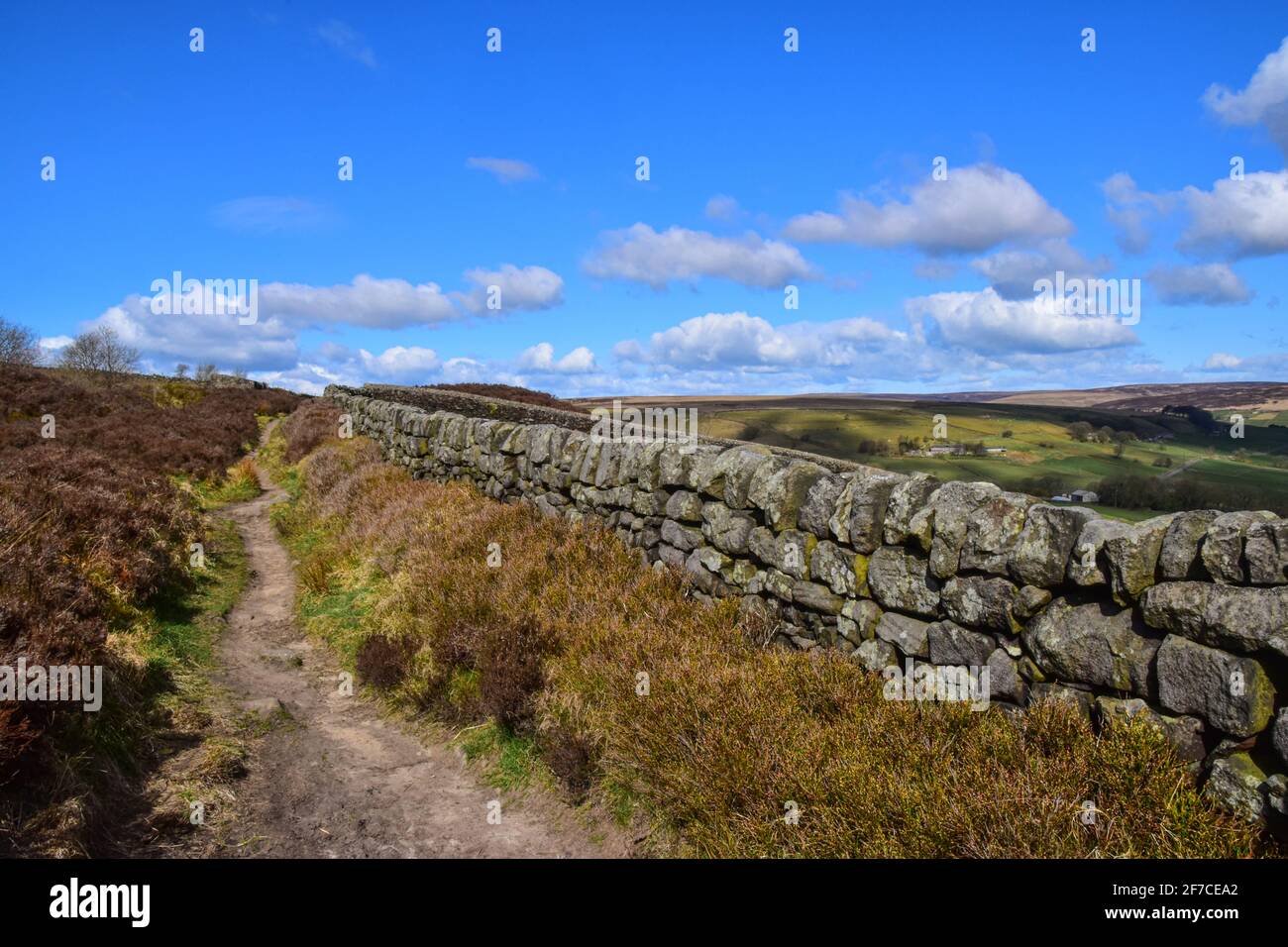 Heptonstall Moor, Pennines, Pennine Way, West Yorkshire Stockfoto