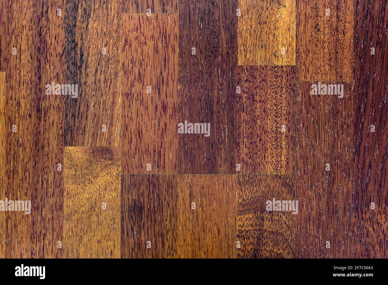 Detaillierte dunkle Holzbodenstruktur oder Hintergrund Stockfoto