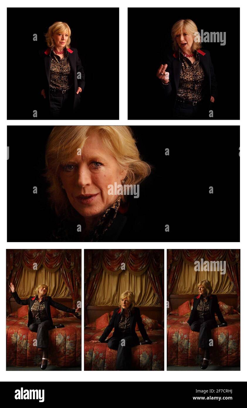 Marianne Faithfull fotografiert in London.pic David Sandison 21/2/2002 Stockfoto