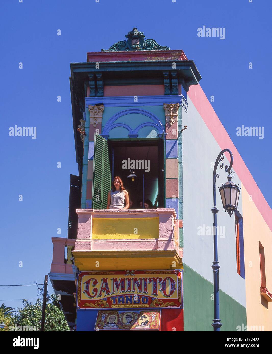 La Caminito Tango Museum, Caminito Street, La Boca, Buenos Aires, Argentinien Stockfoto