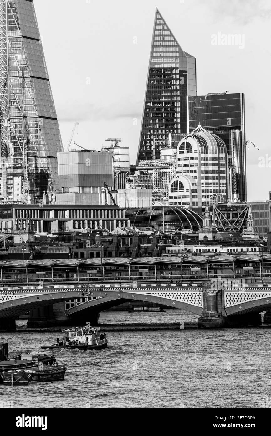 London die Themse Stockfoto