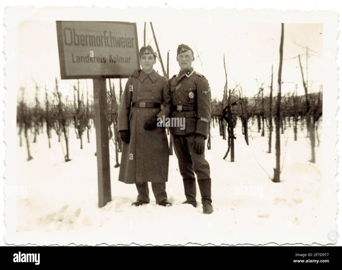 Waffen SS vers Colmar Stockfoto