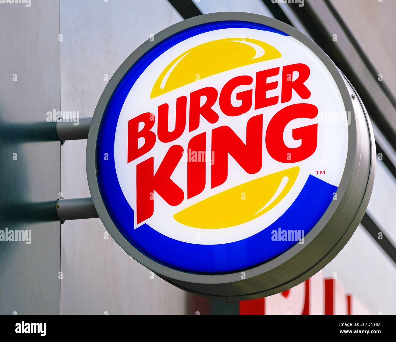 Burger King, Oxford, Großbritannien Stockfoto