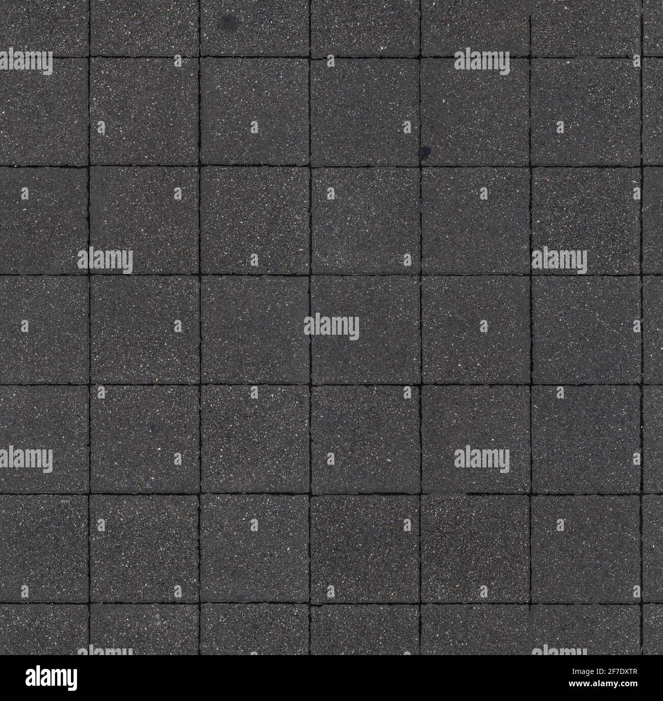 Quadratische graue Pflasterung Fliese nahtlose Textur Stockfoto