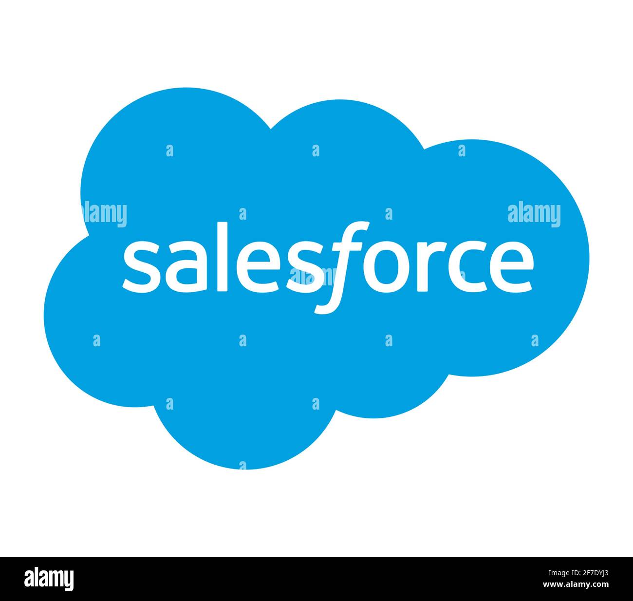 Salesforce logo Stockfoto