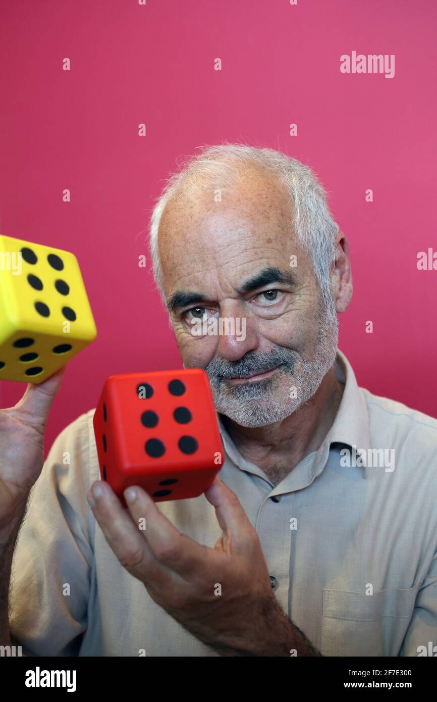 David Spiegelhalter, britischer Statistiker, Professor für Public Understanding of Risk, in Cambridge, Großbritannien Stockfoto