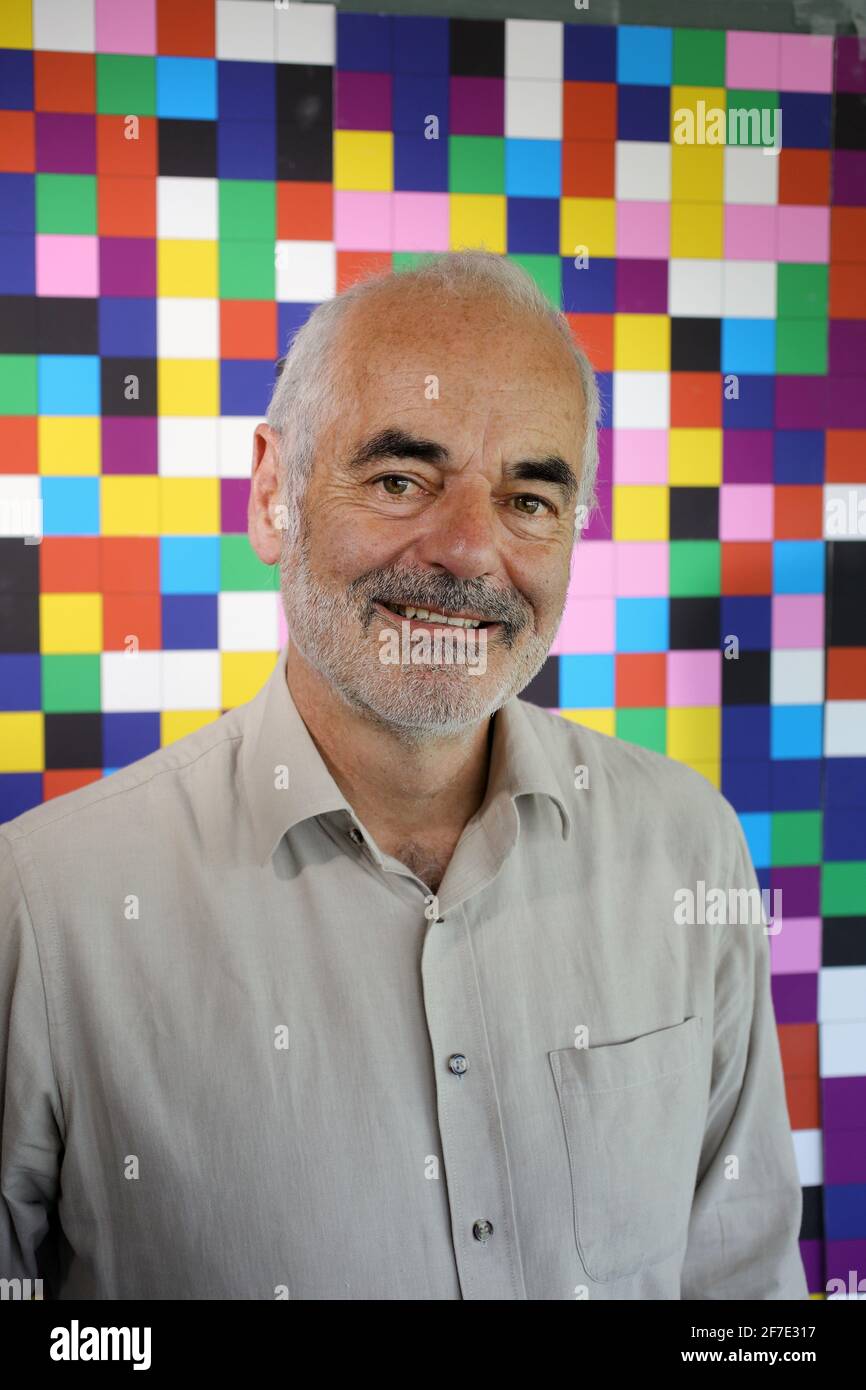 David Spiegelhalter, britischer Statistiker, Professor für Public Understanding of Risk, in Cambridge, Großbritannien Stockfoto