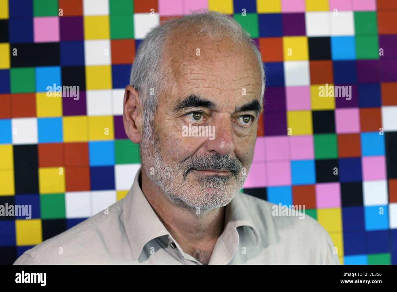 David Spiegelhalter, britischer Statistiker, Professor für Public Understanding of Risk in Cambridge, Großbritannien Stockfoto