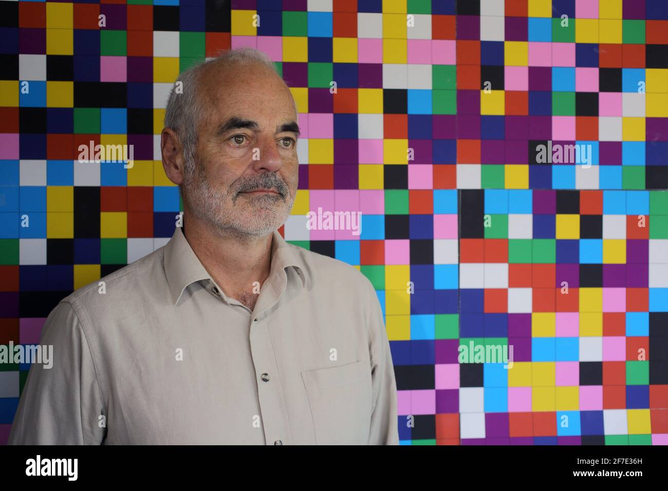 David Spiegelhalter, britischer Statistiker, Professor für Public Understanding of Risk in Cambridge, Großbritannien Stockfoto