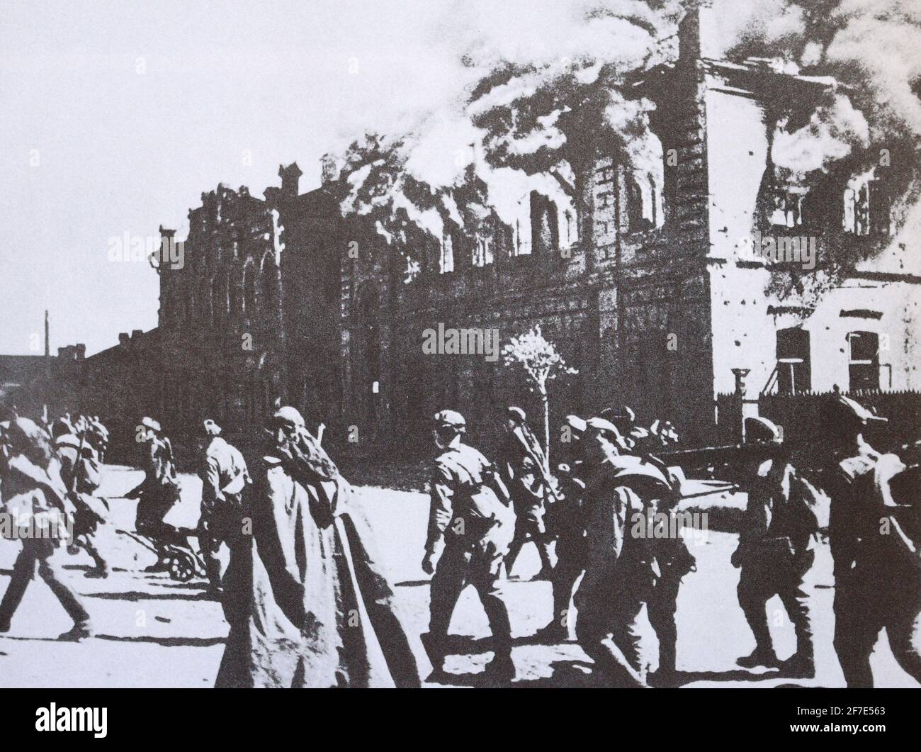 Soldaten der Roten Armee im befreiten Bobruisk am 19. Juni 1944. Stockfoto