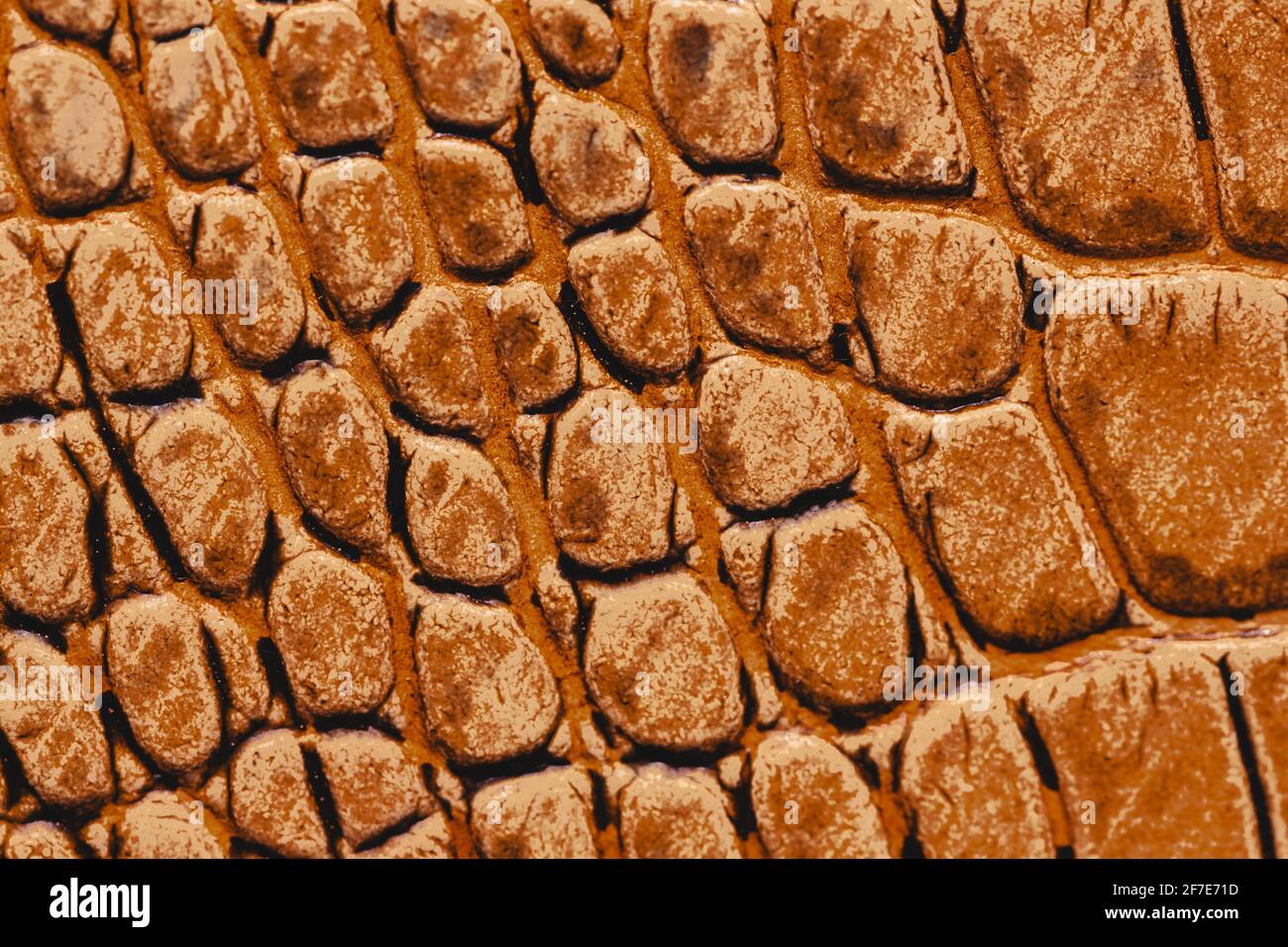 Reptilienleder. Textur aus echtem Leder geprägte Schuppen, Trendmuster,  natürlicher Hintergrund Stockfotografie - Alamy