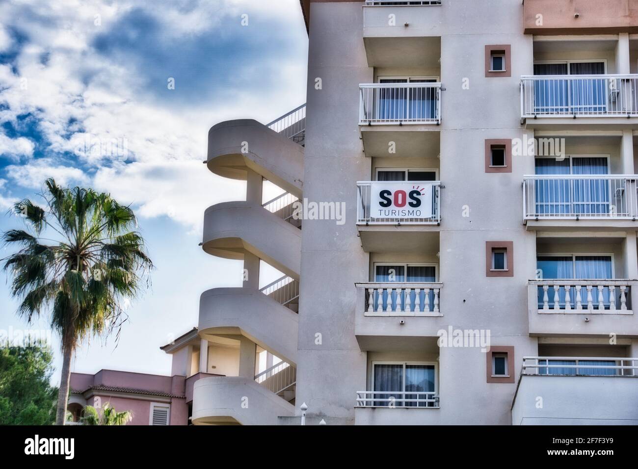 Mallorca, Spanien, SOS Turismo Stockfoto