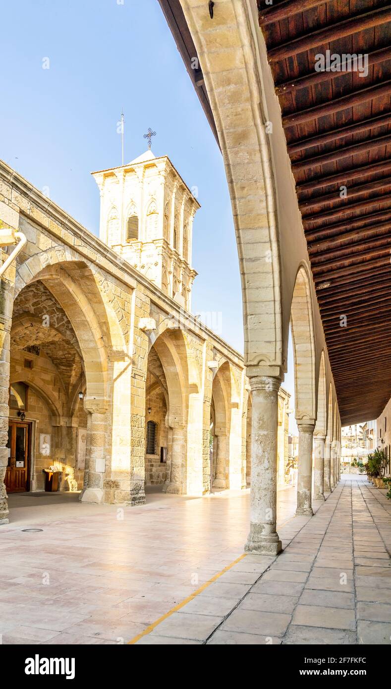 Kirche des Heiligen Lazarus, Ende des 9. Jahrhunderts, in Larnaca, Zypern, Europa Stockfoto