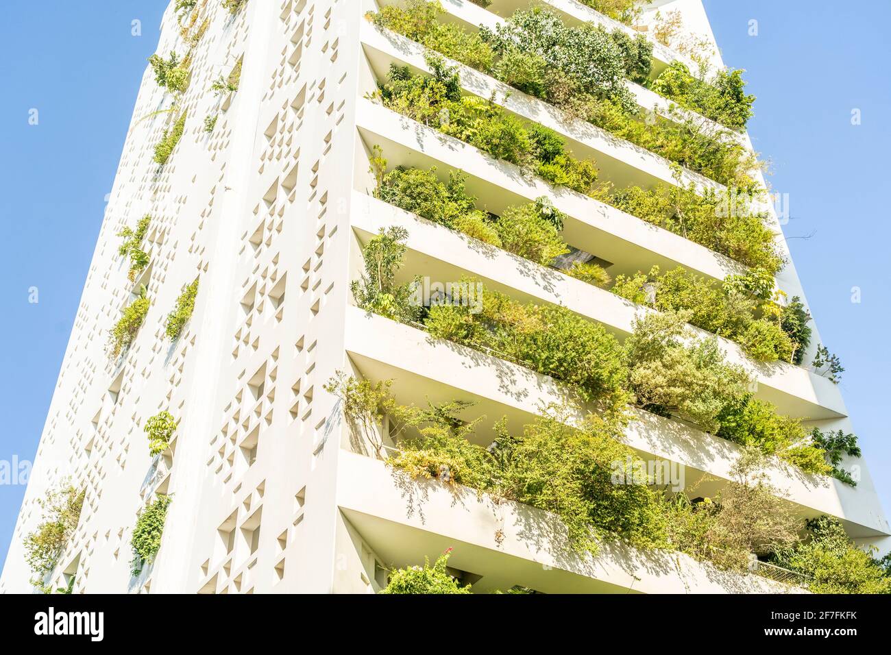 Moderne Architektur des EY-Gebäudes in Nikosia, Zypern, Europa Stockfoto