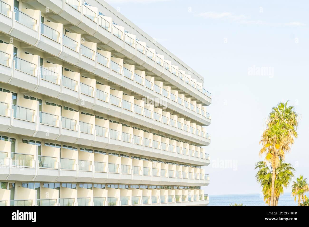 Hotel in Protaras, Bezirk Famagusta, Zypern, Europa Stockfoto