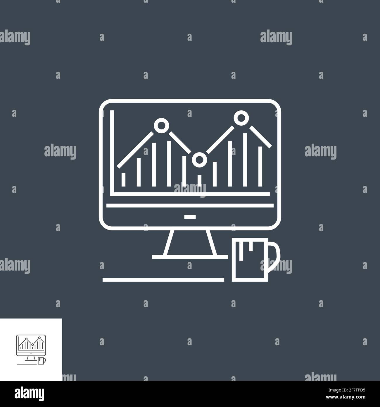 Symbolvektor für SEO-Audit Stock Vektor