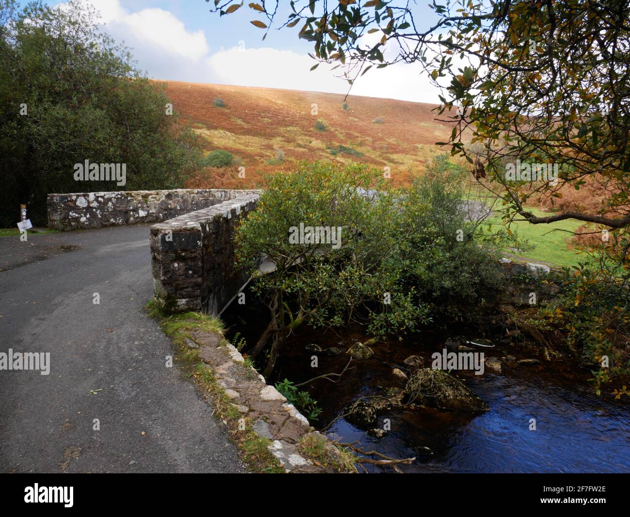 Der Fluss Avon in der Nähe der Shipley Bridge in Dartmoor, Devon. Stockfoto