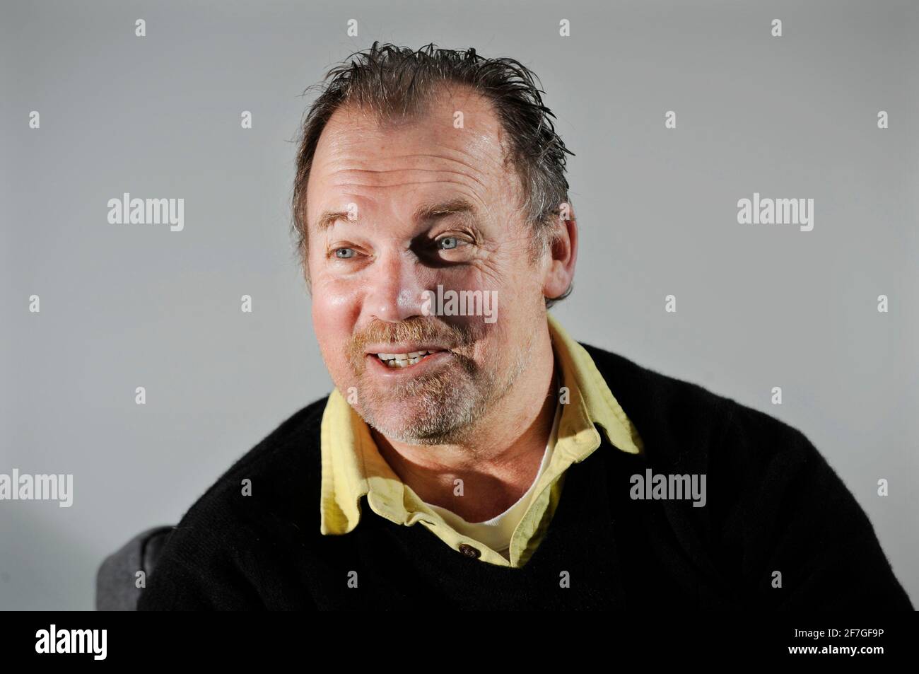 Alastair Hignell ex England Rugby-Spieler und BBC Sports Reporter. 5/1/2008. BILD DAVID ASHDOWN Stockfoto