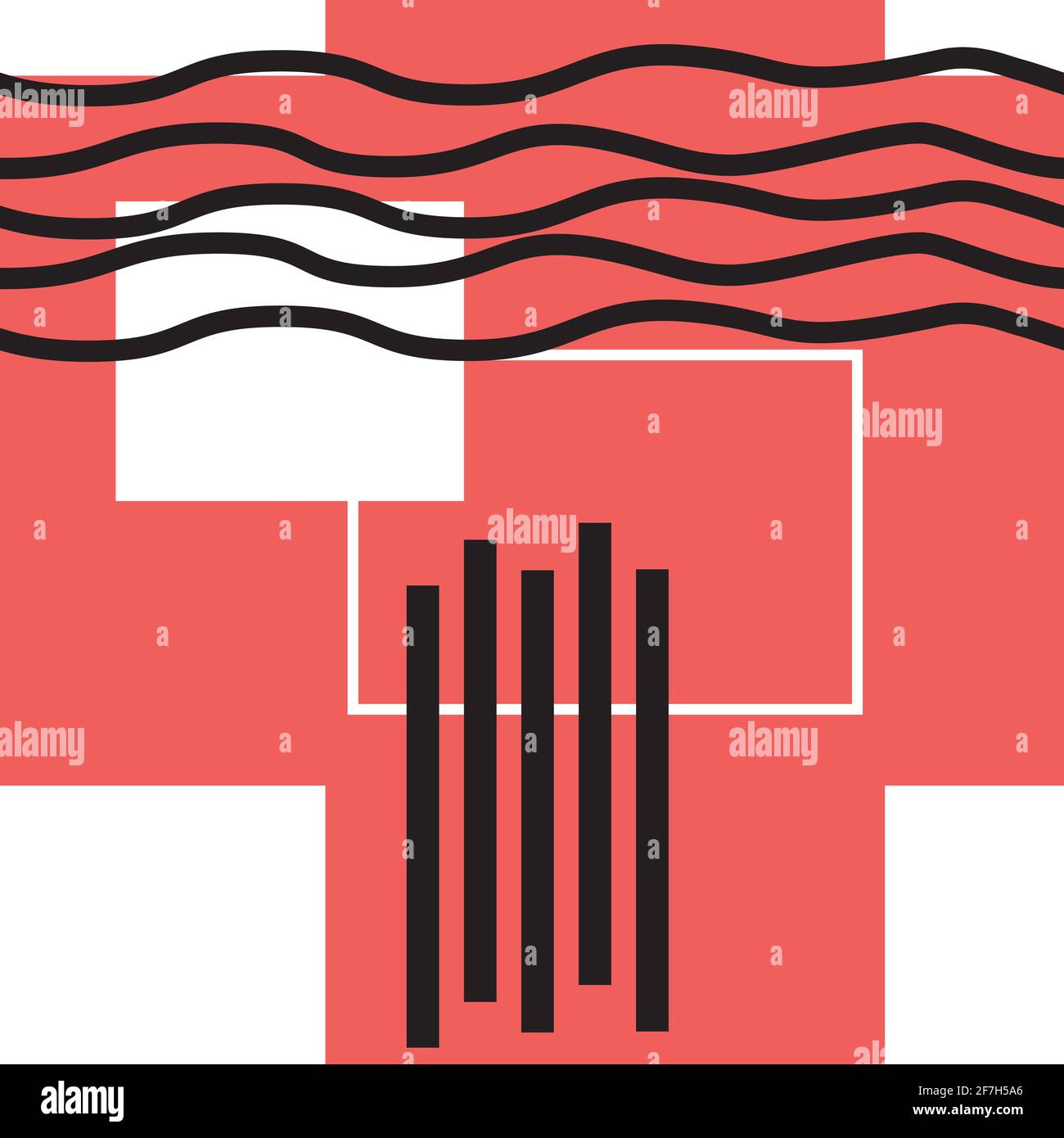 Geometrische Vektor nahtloses Muster für Tapete, Textil, Oberfläche, Mode, Hintergrund, Fliese, Schreibwaren, Wohnkultur, Möbel usw. Stock Vektor