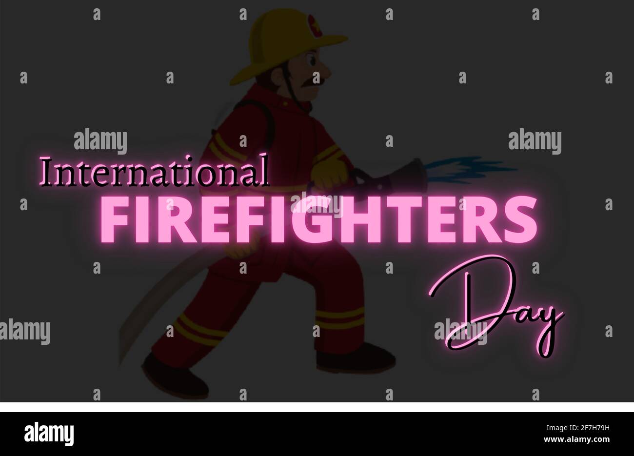 Der Internationale Feuerwehrtag wird jedes Jahr am 4. Mai begangen Stockfoto