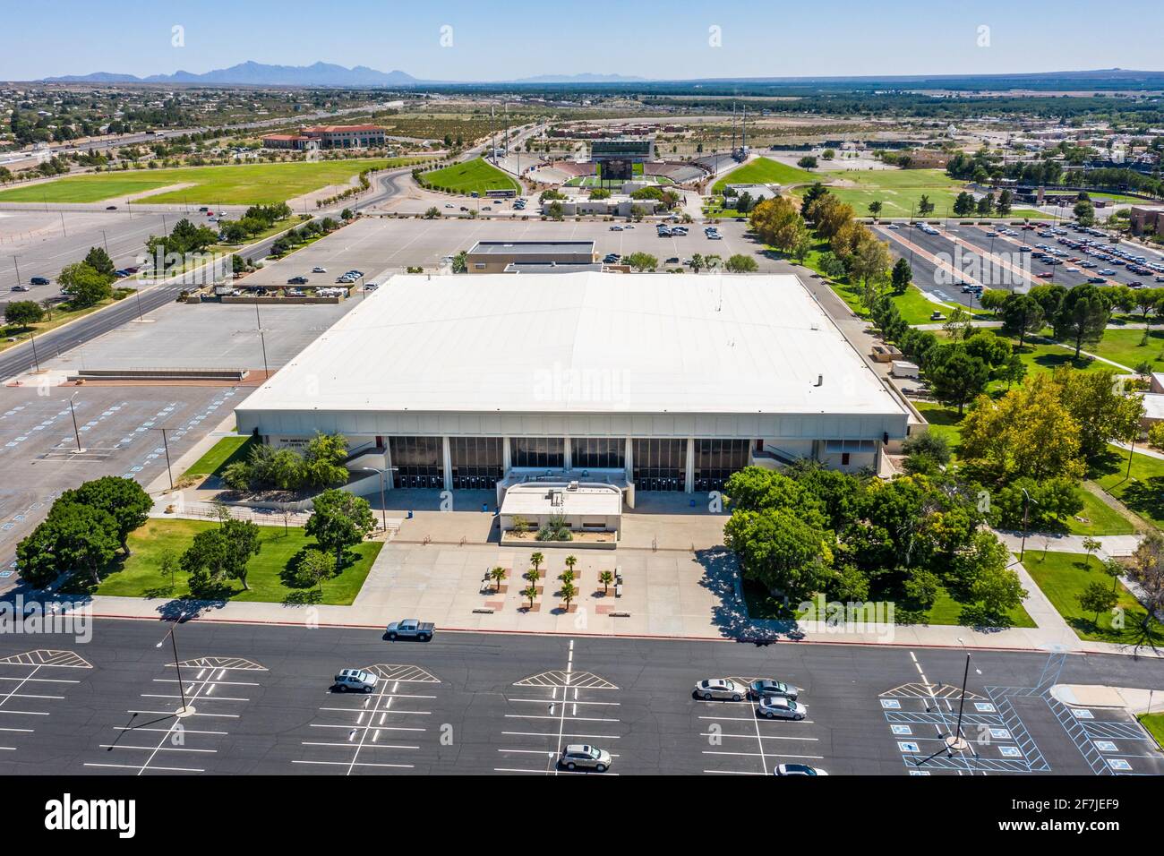 Pan American Center, NMSU, Las Cruces, New Mexico, USA Stockfoto