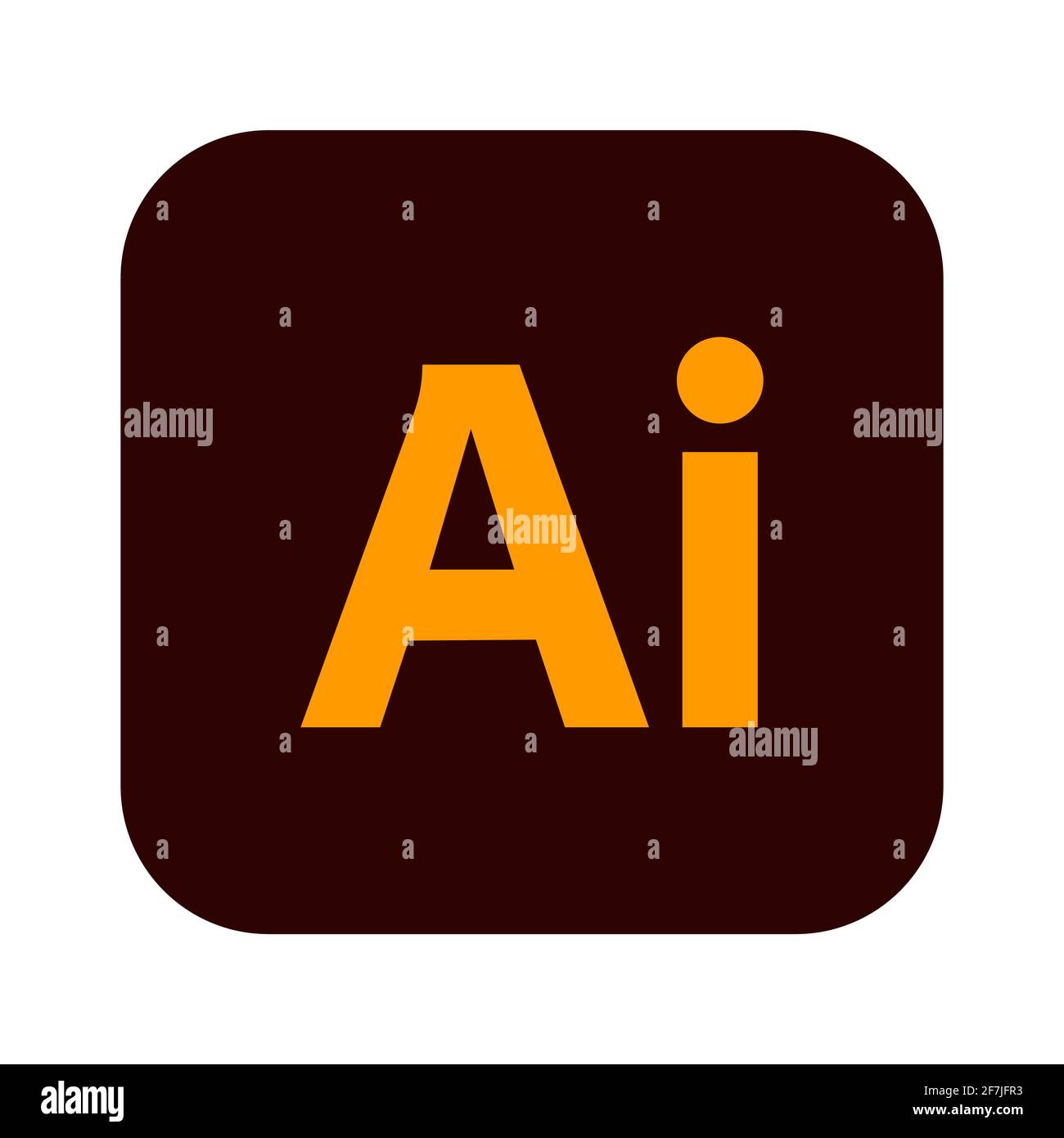 Vinnytsia, Ukraine - 07. April 2021: Adobe Illustrator-Logo. Vektorsymbol auf weißem Hintergrund isoliert Stock Vektor
