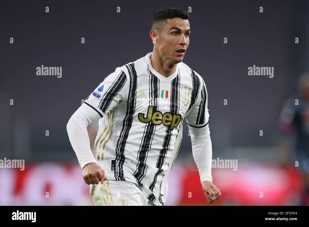 Turin, Italien, 7. April 2021.Cristiano Ronaldo von Juventus während des Serie-A-Spiels im Allianz-Stadion, Turin. Bildnachweis sollte lauten: Jonathan Moscrop / Sportimage Kredit: Sportimage/Alamy Live News Stockfoto