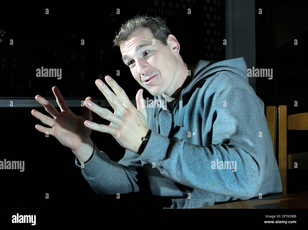 BOB CASEY aus dem irischen Rugby-Club in london, 10/1/2008. BILD DAVID ASHDOWN Stockfoto