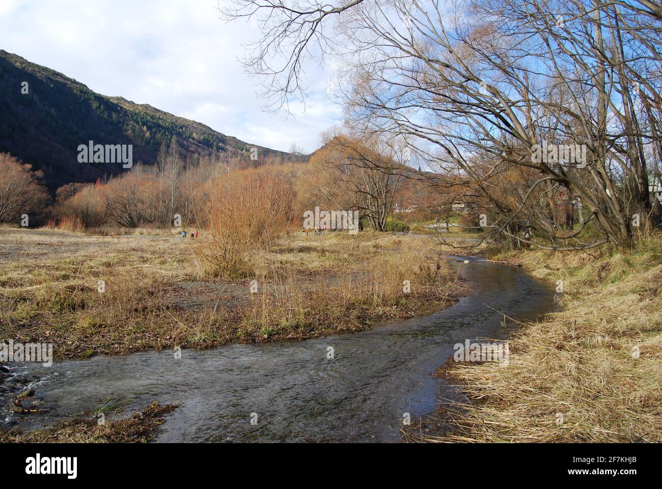 Arrow River, Arrowtown, Neuseeland Stockfoto