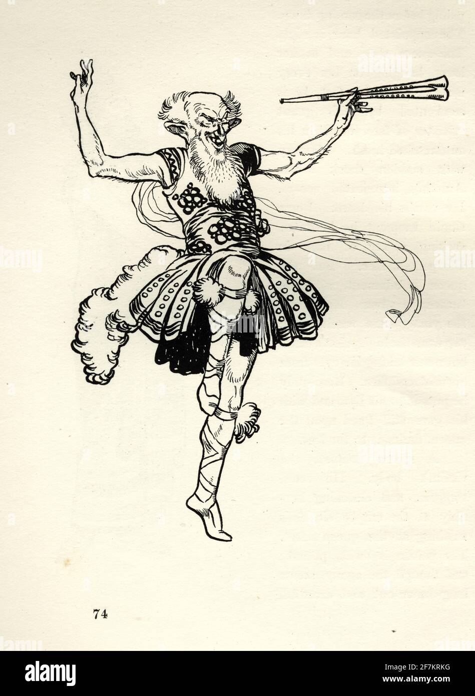 Kostüm aus Kleopatre aus dem Ballett von Mikhail Fokine Stockfoto