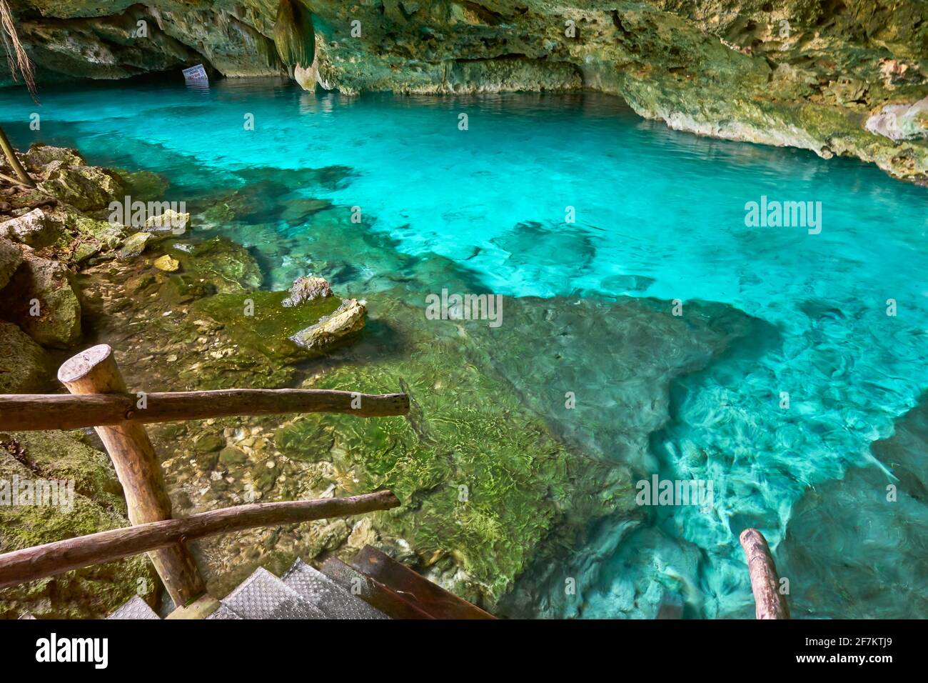 Zwei Augen Cenote, Cénote Dos Ojos, Yucatan, Mexiko. Stockfoto