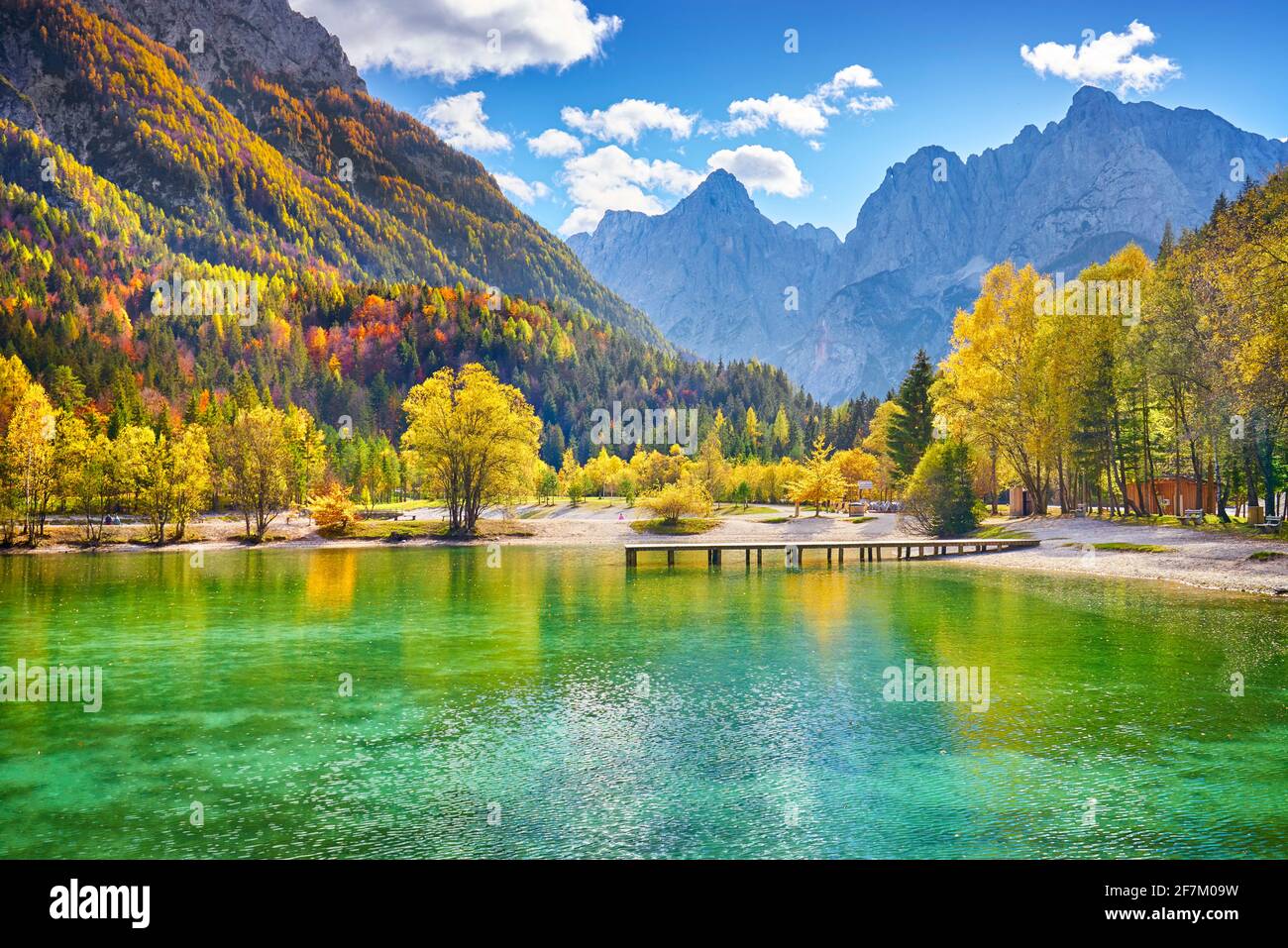 See Jasna, Nationalpark Triglav, Die Julischen Alpen, Slowenien, Stockfoto