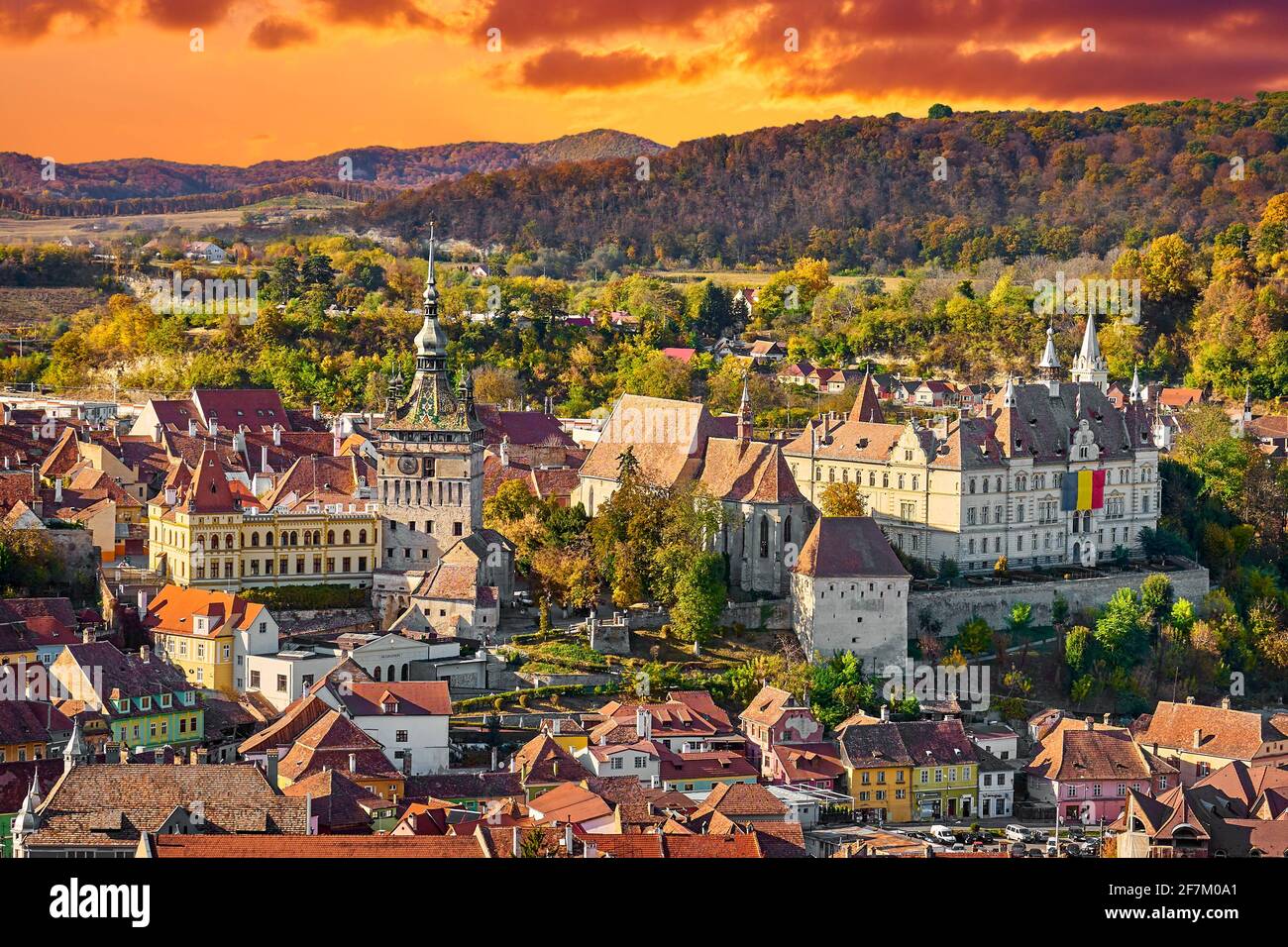 Sighisoara, Siebenbürgen, Rumänien, UNESCO Stockfoto