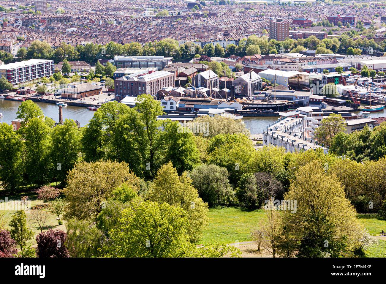 Die SS Großbritannien ruht nun auf demselben Trockendock, in dem sie 1843 von Isambard Kingdom Brunel in der Great Western Dockyard, Bristol, erbaut wurde Stockfoto
