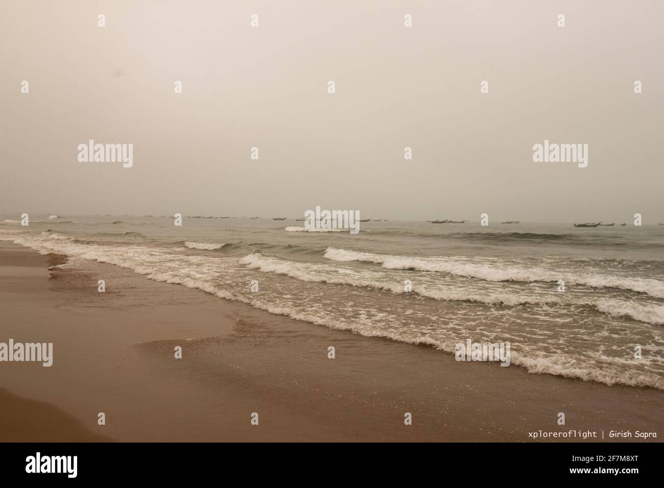 Ramapuram Beach, Chirala Stockfoto