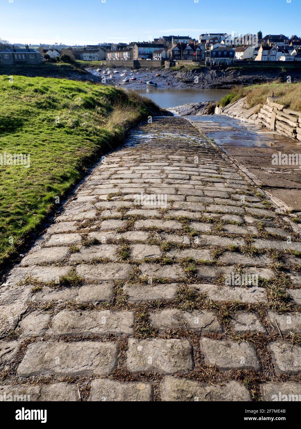 Pill Hafen auf dem Fluss Avon bei Ebbe Amplighters Fähranleger in der Nähe von Bristol UK Stockfoto
