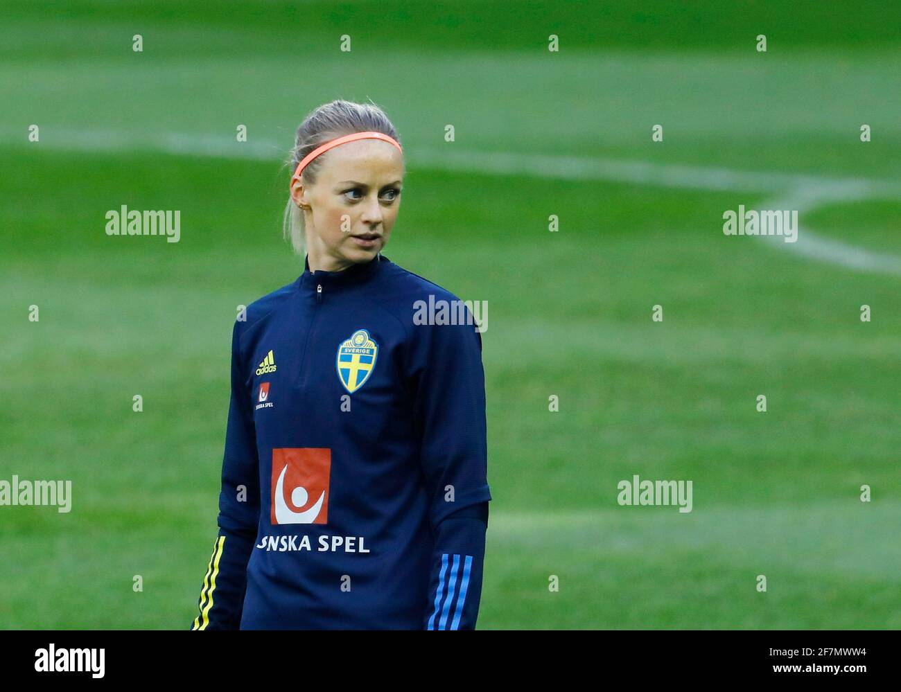 Amanda Ilestedt Schwedens Frauennationalmannschaft Im Fussball Training In Der Friends Arena Stockholm 2021 04 08 C Patrik C Osterberg Tt Code 2857 Stockfotografie Alamy