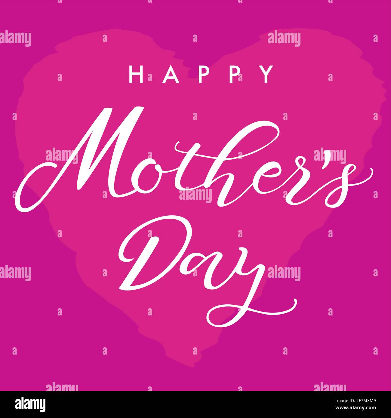 Happy Mothers Day Gratzen Konzept. Dekorativer Kunststil. Kreatives Muttertagsposter, an die beste MUTTER. Isolierte abstrakte Designvorlage. Moderne Kal Stock Vektor