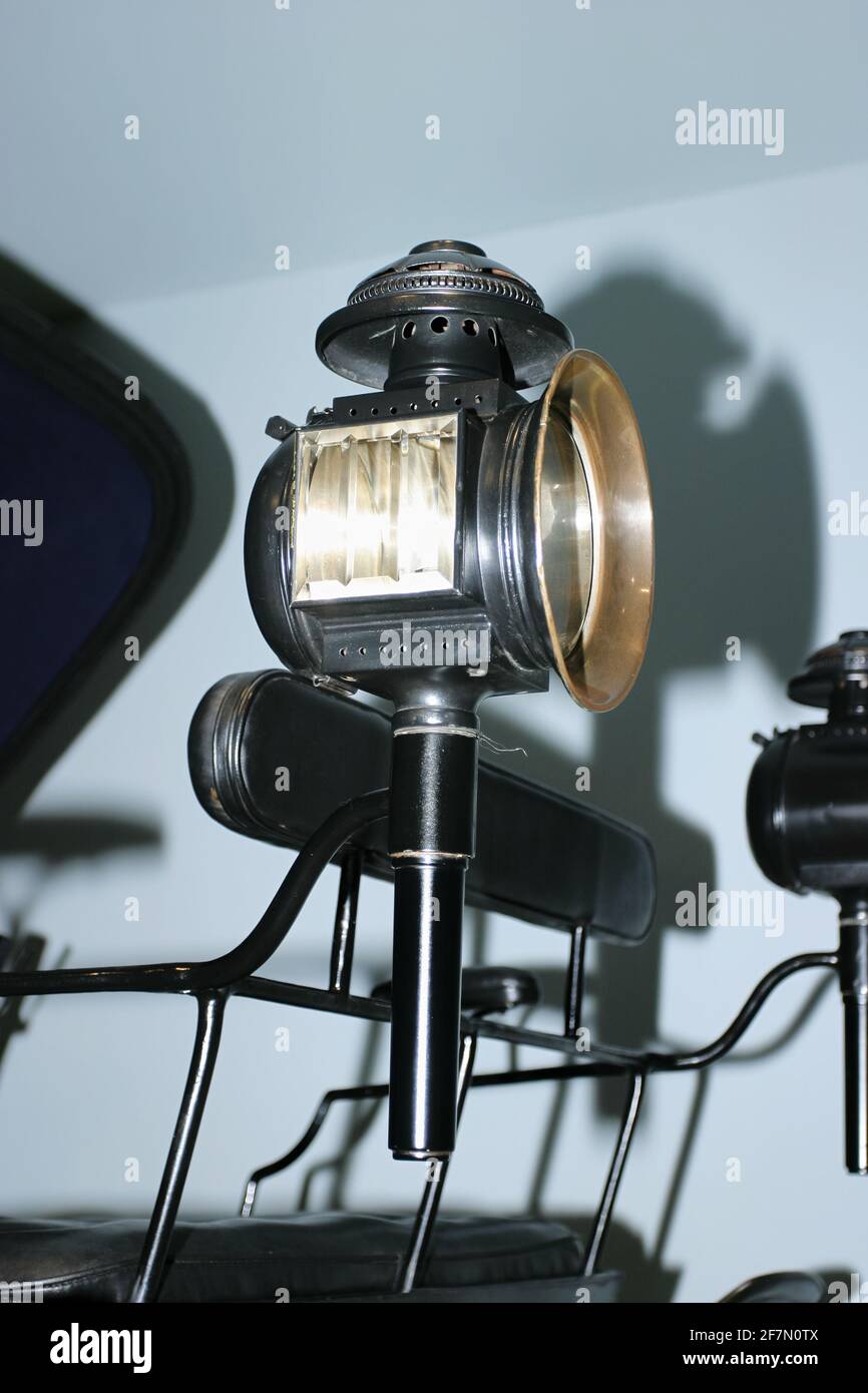 Benz Motor Velocipede, Mercedes Museum, Stuttgart Stockfoto