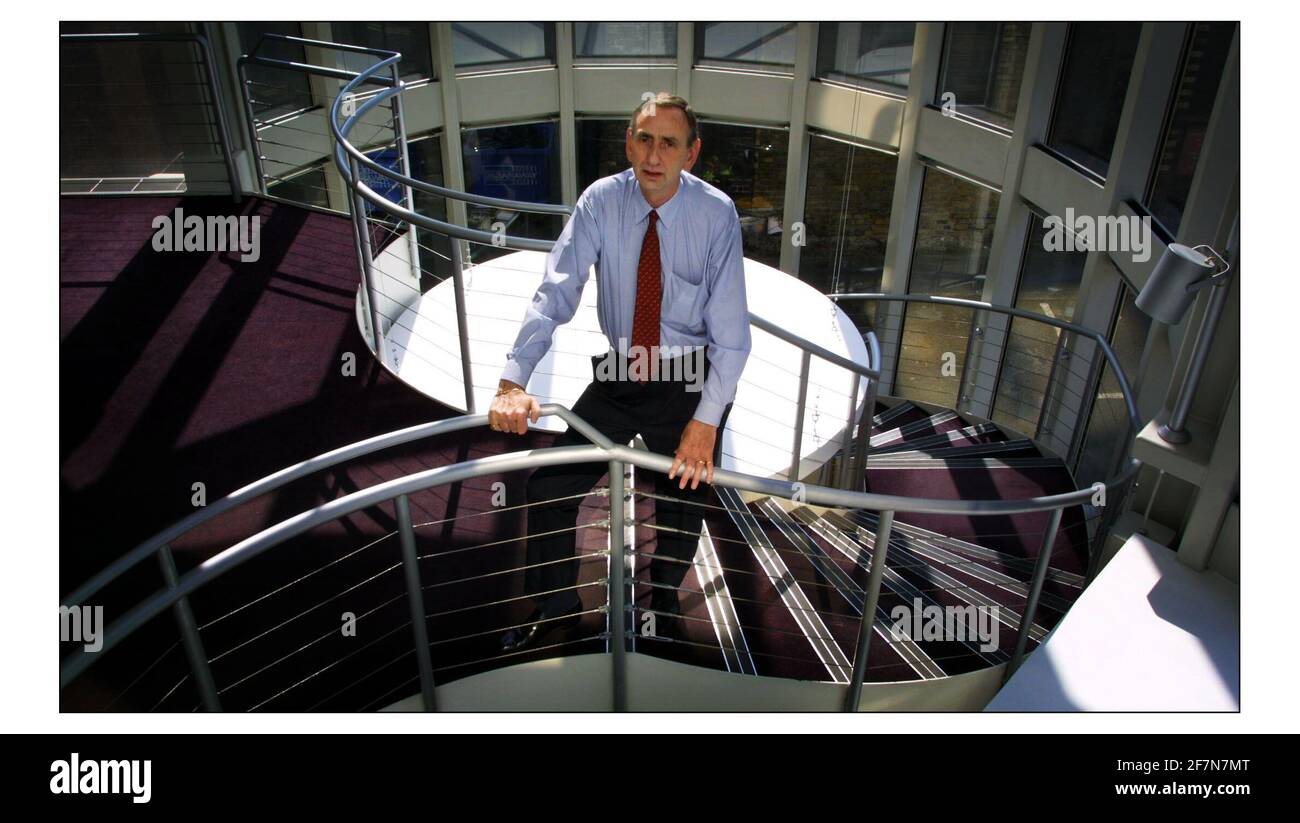 John P Jenkins Chairman von Ofex.pic David Sandison 4/4/2003 Stockfoto