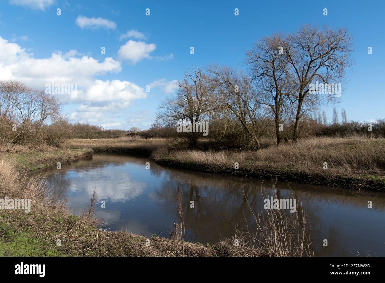 River Tame, in den West Midlands, England Stockfoto