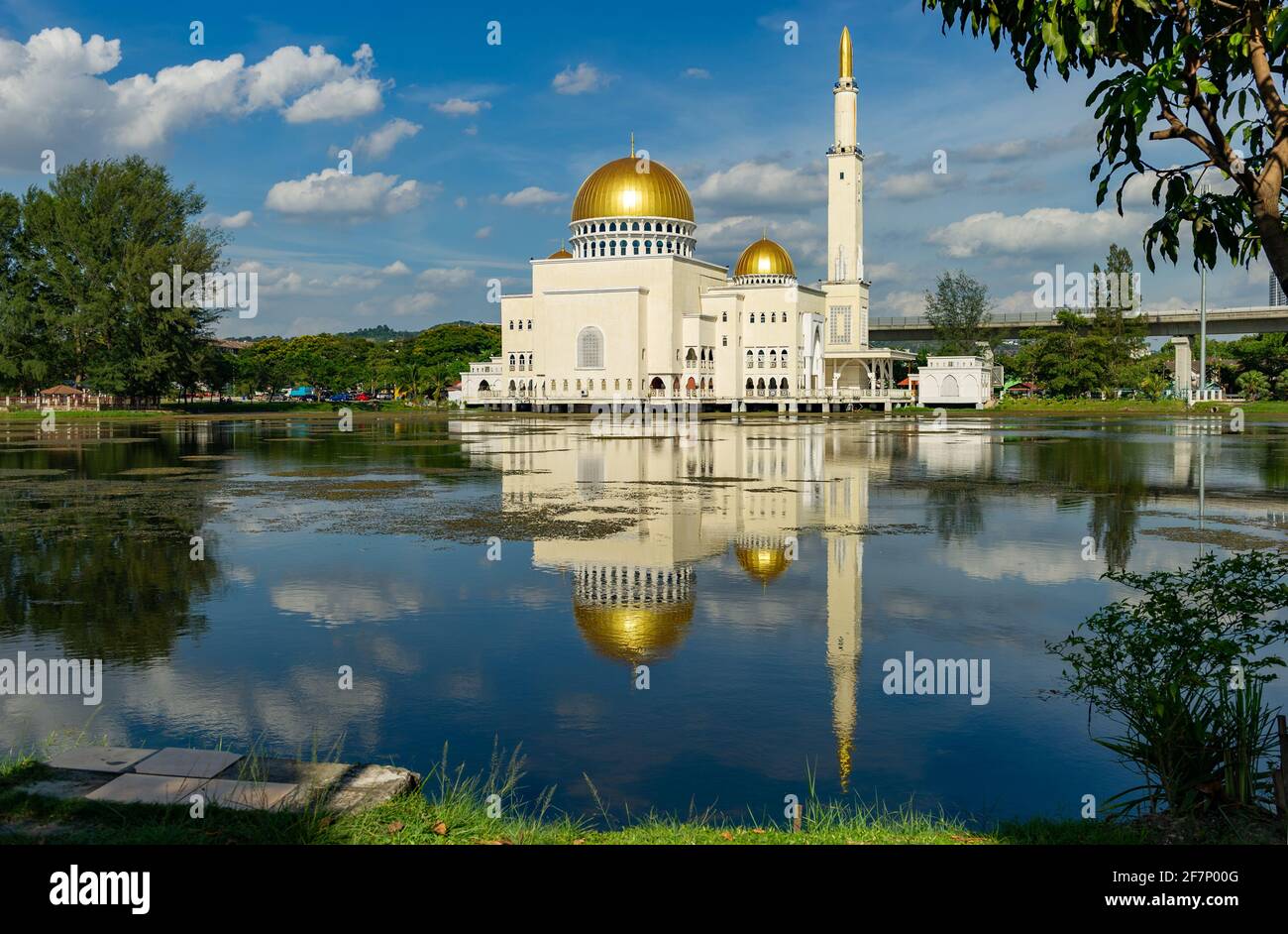 Puchong Perdana Moschee, Selangor, Malaysia Stockfoto