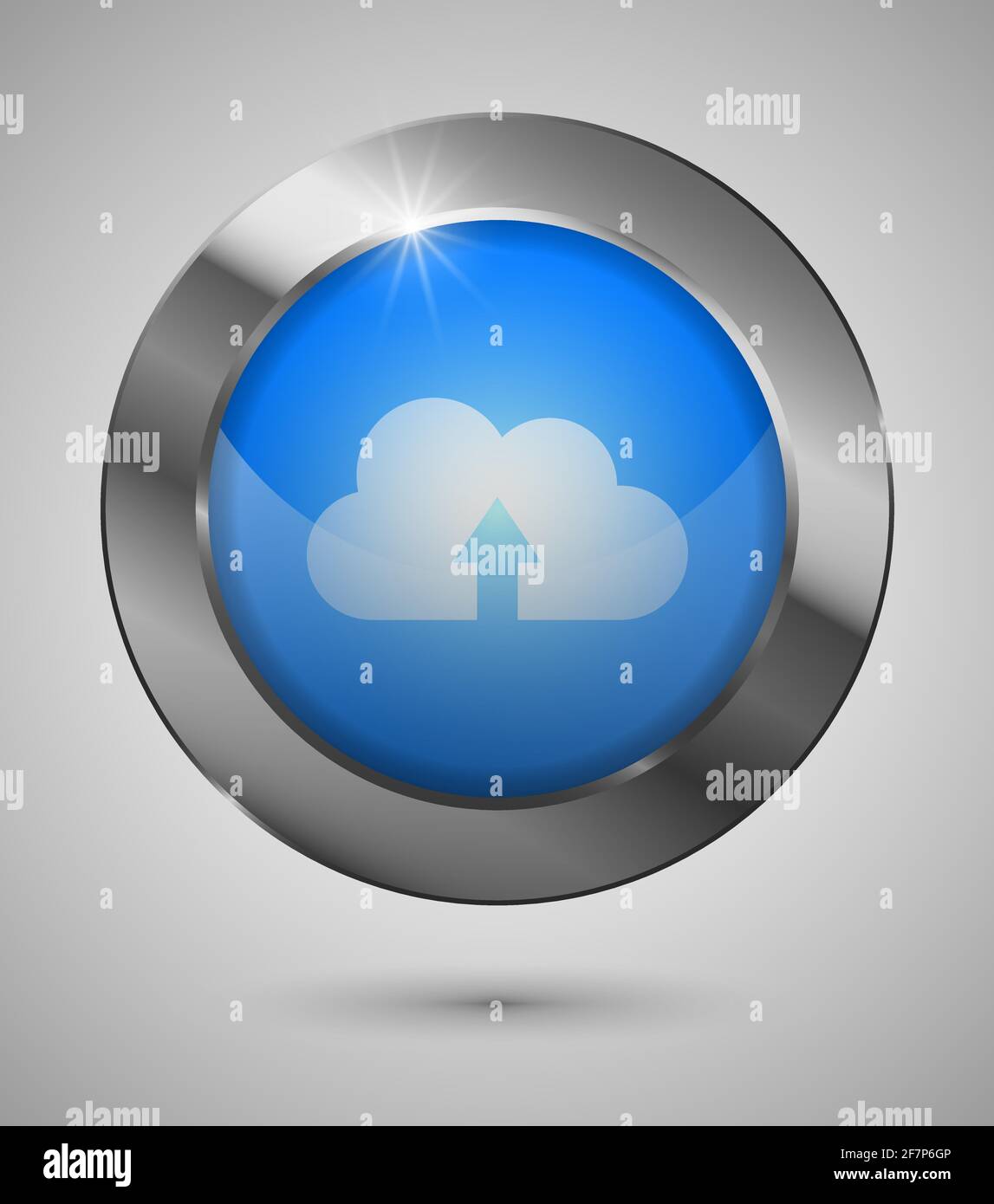 EPS10 Cloud-Taste. Perfekt für Ihre Website oder App oder jede Verwendung, die Sie daraus machen möchten. Stock Vektor