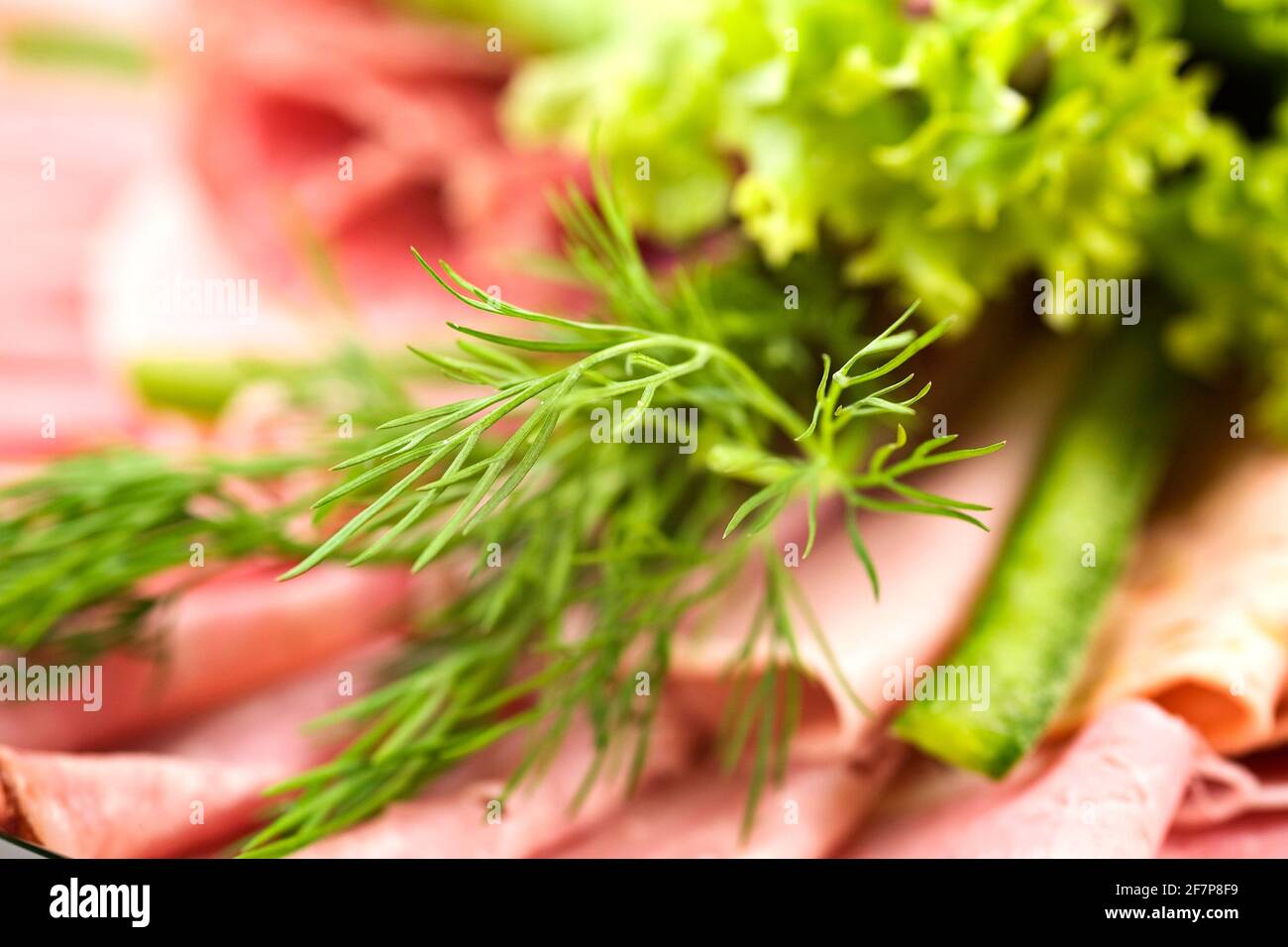 kalter Braten Stockfoto