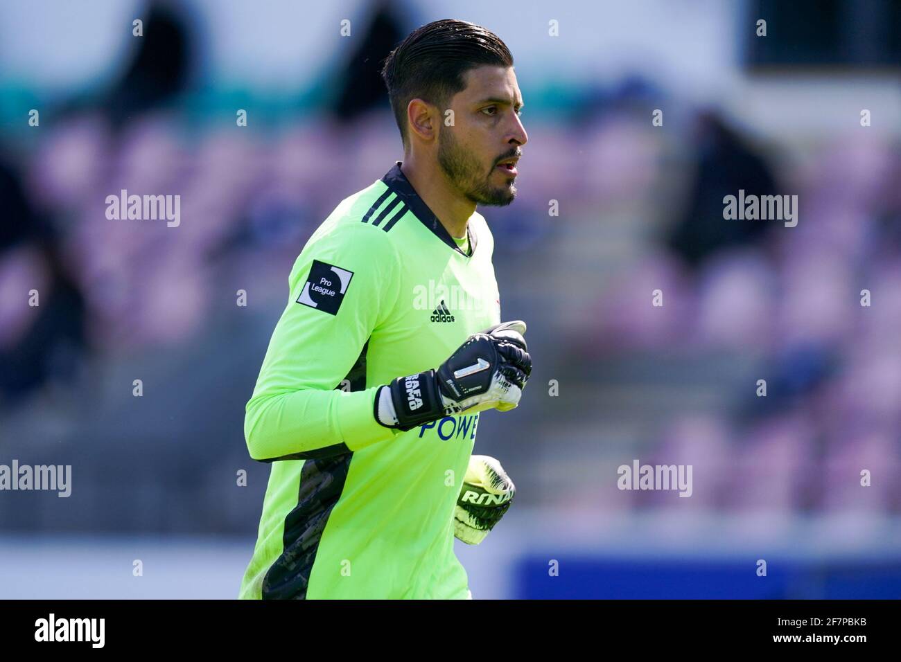 LEUVEN, BELGIEN - 5. APRIL: Torwart Kawin Thamsatchanan von OH Leuven während des Jupiler Pro League-Spiels zwischen Oud-Heverlee Leuven und KRC Genk AT Stockfoto